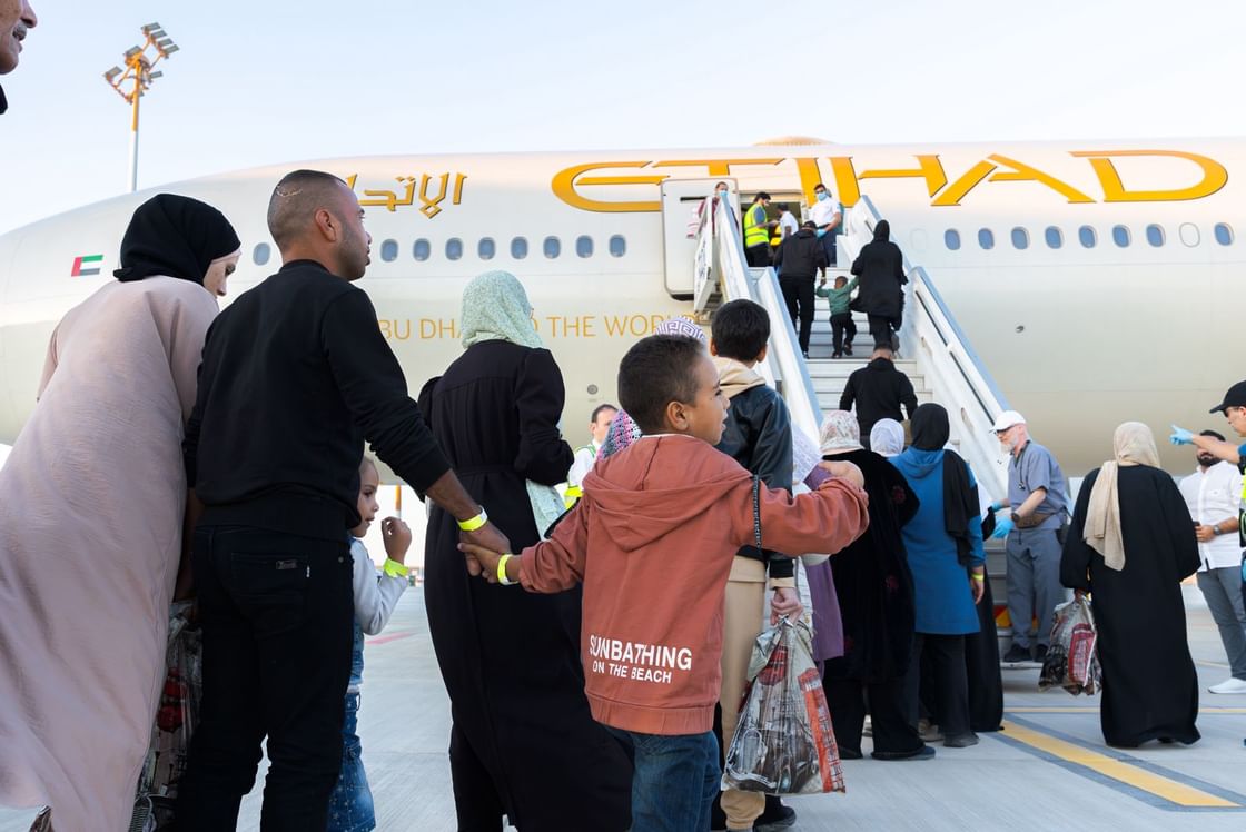 Since October 2023, under “Operation Chivalrous Knight 3,” the UAE has evacuated 2,961 patients and their companions from Gaza. (WAM)