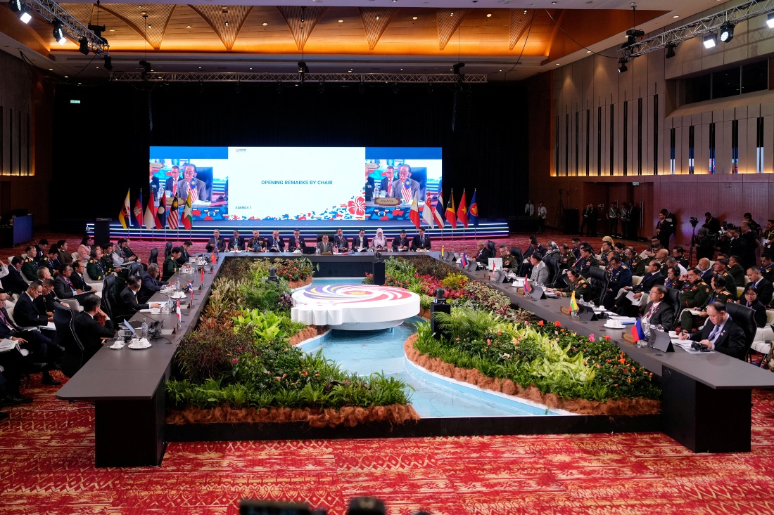 Association of Southeast Asian Nations (ASEAN) Defense Ministers Meeting in Kuala Lumpur. (Pool)