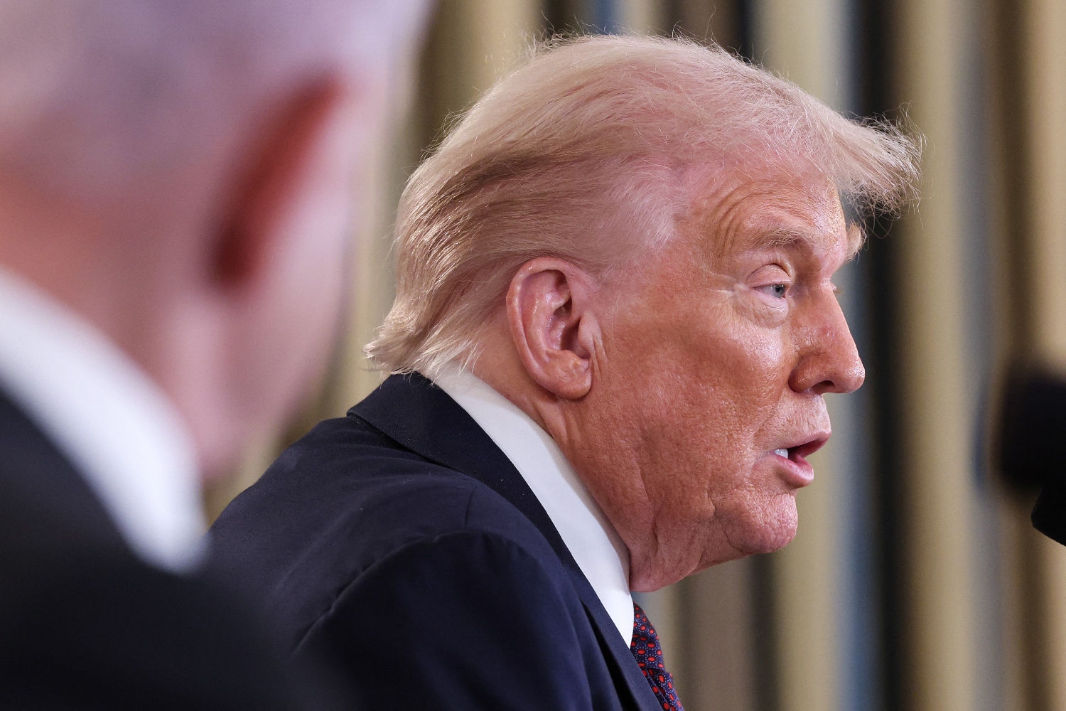 Trump has succeeded in silencing opponents of his plan from different powers — not just convincing them (File/AFP)
