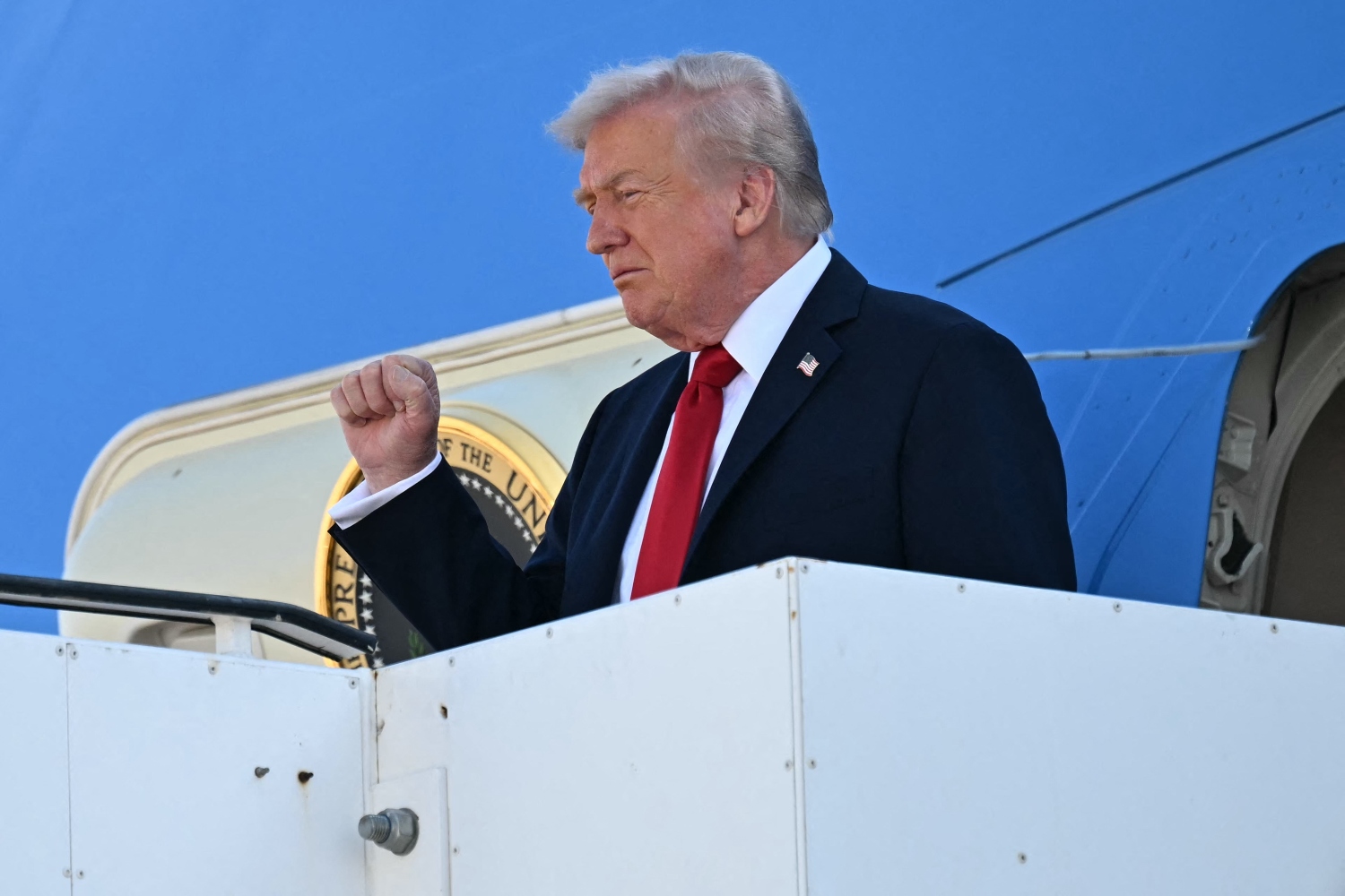 Trump has emerged as the one who hands out solutions and guarantees (File/AFP)