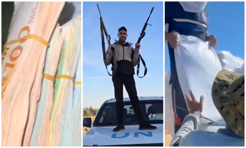 New details have emerged about Israel’s controversial support for the anti-Hamas Popular Forces militia in Gaza, including providing the group with weapons and assisting its combat operations with airstrikes. (Screenshot/TikTok/Sky News)