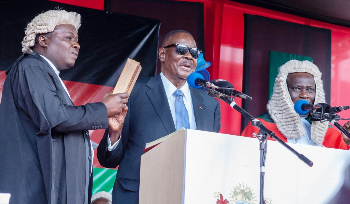 Mutharika sworn in for second term as Malawi’s president