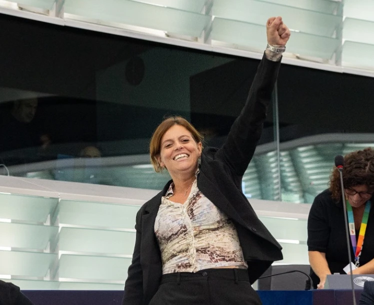 EU lawmakers on Tuesday narrowly rejected Hungary's request to strip left-wing Italian lawmaker Ilaria Salis of her parliamentary immunity for alleged violence at a neo-Nazi rally in Budapest. (X/@SalisIlaria)