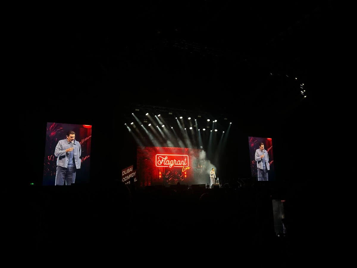 US comedian Andrew Schulz brought the house down during his Dubai debut at the Coca-Cola Arena on Tuesday night, delivering a high-energy set that left the crowd roaring with laughter from start to finish. (AN Photo)