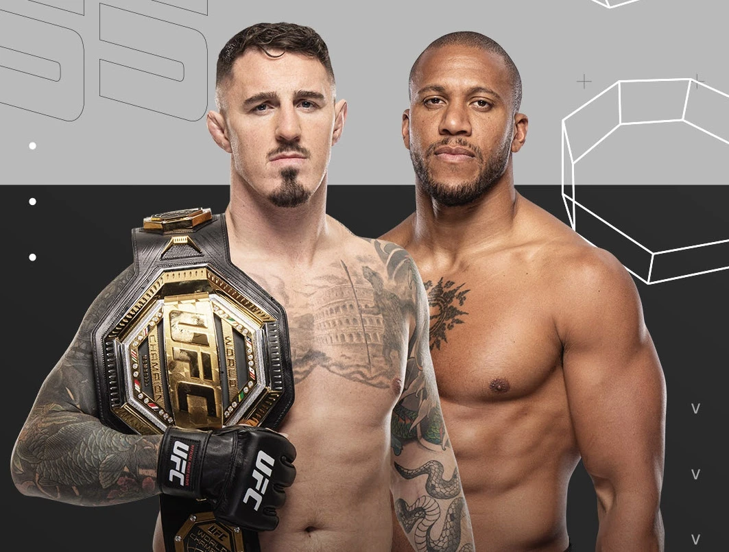 Tom Aspinall (left) takes on Ciryl Gane at UFC 321 in Abu Dhabi on Oct. 25. (SUPPLIED)