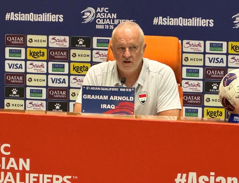 Iraq coach Graham Arnold emphasizes the importance of focusing on their upcoming match against Indonesia, avoiding any distractions to their game against Saudi Arabia on Tuesday. (Supplied)