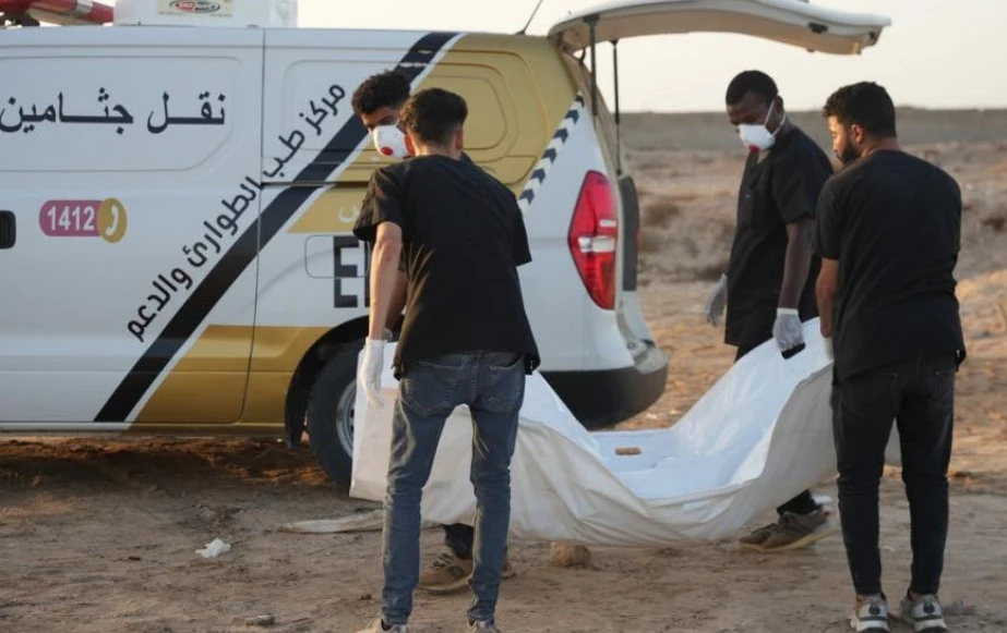 At least 61 bodies of migrants have been recovered over the past two weeks on the coast west of the Libyan capital Tripoli, a medical center said in a statement on Saturday. (X/@Lyobserver)