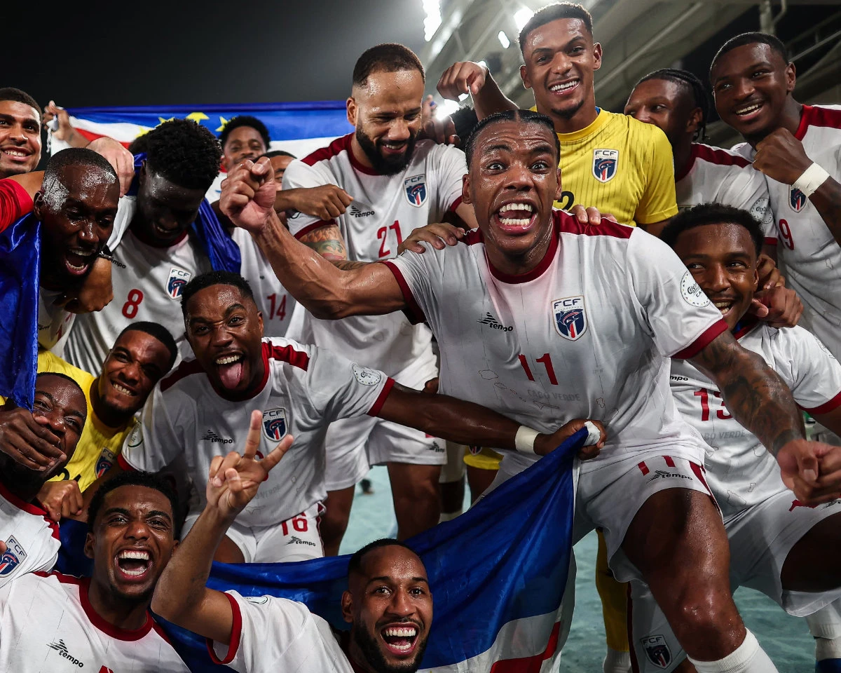 Cape Verde, pictured after a victory in January’s Africa Cup of Nations, have secured a spot at the 2026 World Cup. (AFP/File)