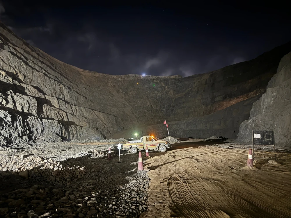 Open pit gold mines in Saudi Arabia in July 2024. Shutterstock