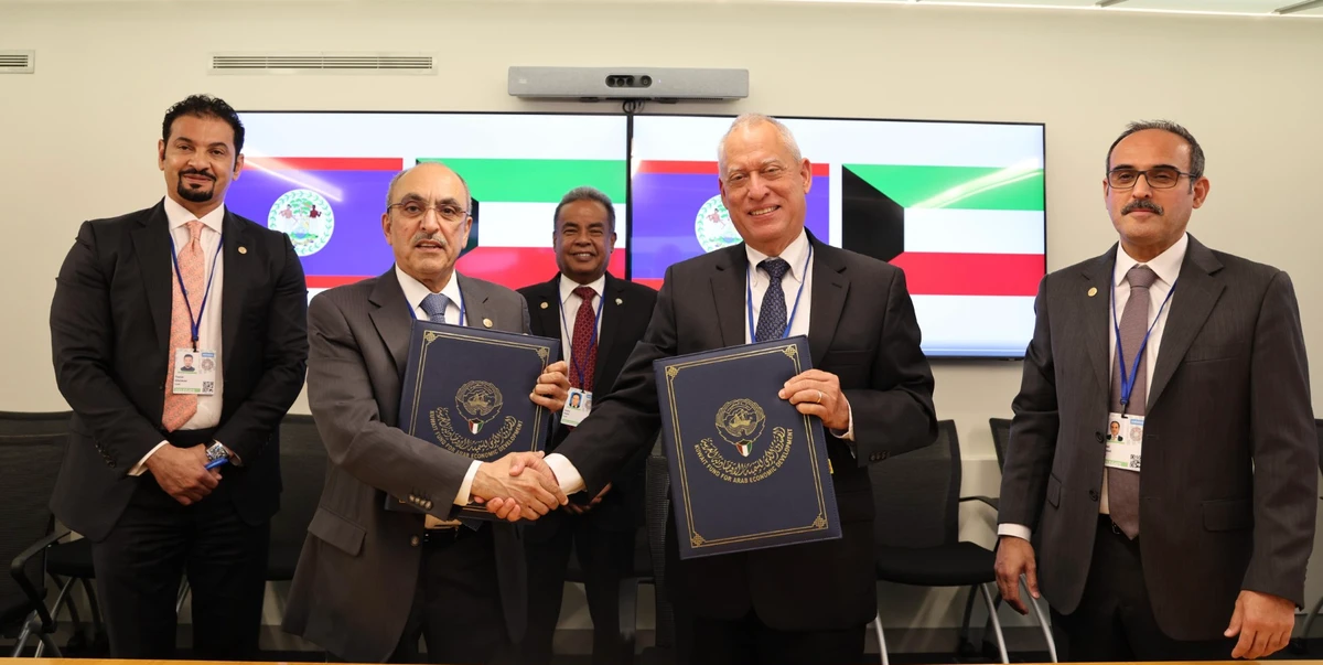 Acting Director General Waleed Al-Bahar signed the deals. KUNA