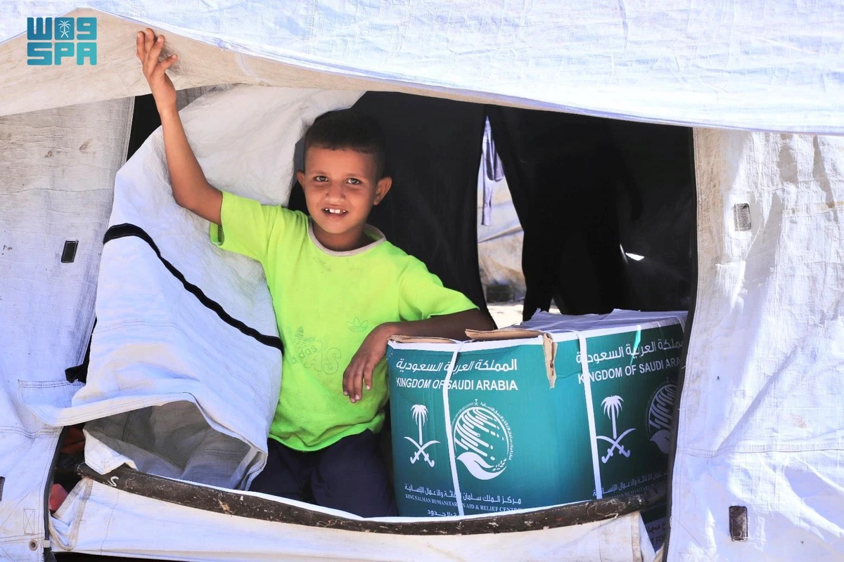 Displaced families living in camps across the southern Gaza Strip expressed gratitude to Saudi Arabia for its ongoing humanitarian aid. (SPA)