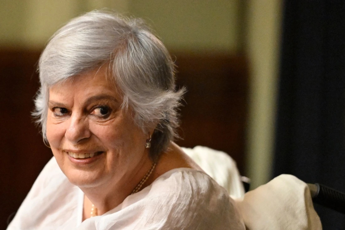 Beatriz Gelos, a 71-year-old Uruguayan who has battled neurodegenerative ALS for two decades, said the law was “compassionate, very humane.” (AFP)