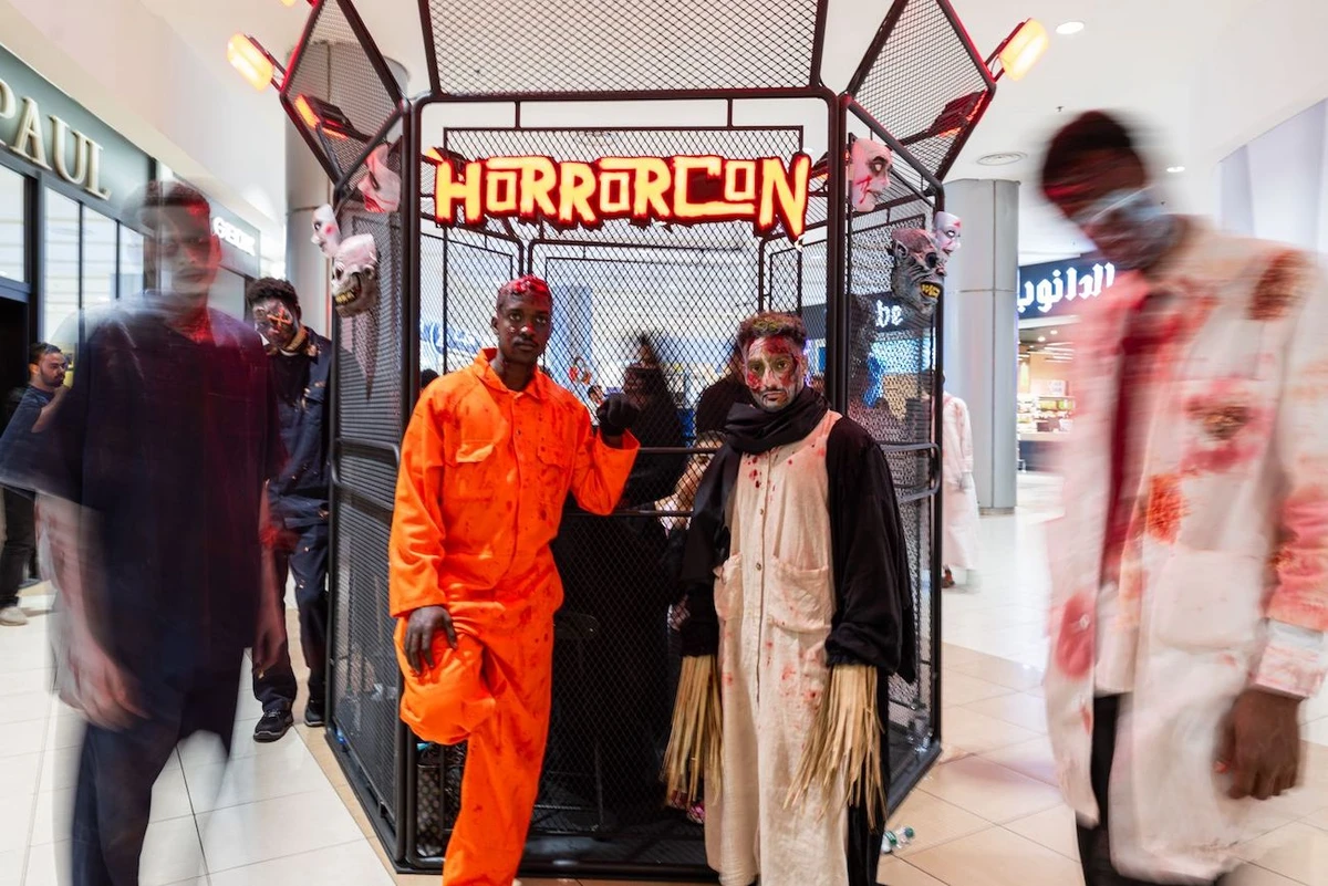 Horror Con 2025 began in Jeddah on Wednesday, bringing together horror fans of all ages until Nov. 5. (AN photo)