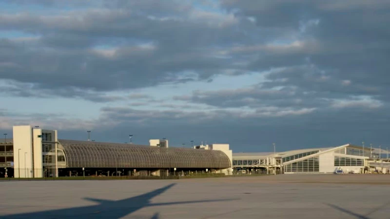 Harrisburg International Airport is seen, in Middletown, Pennsylvania. (AFP/File)