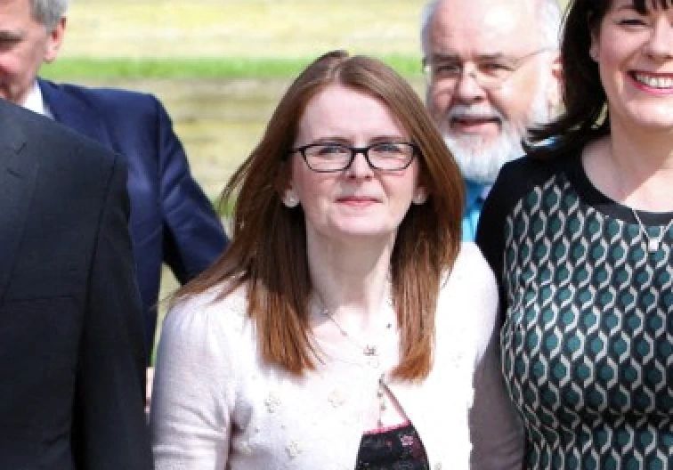 Northern Ireland’s Economy Minister Caoimhe Archibald is facing a legal challenge over her decision to exclude the region from UK trade talks with Israel and instruct officials not to assist companies supplying arms to the country, it was reported on Saturday. (AFP/File Photo)
