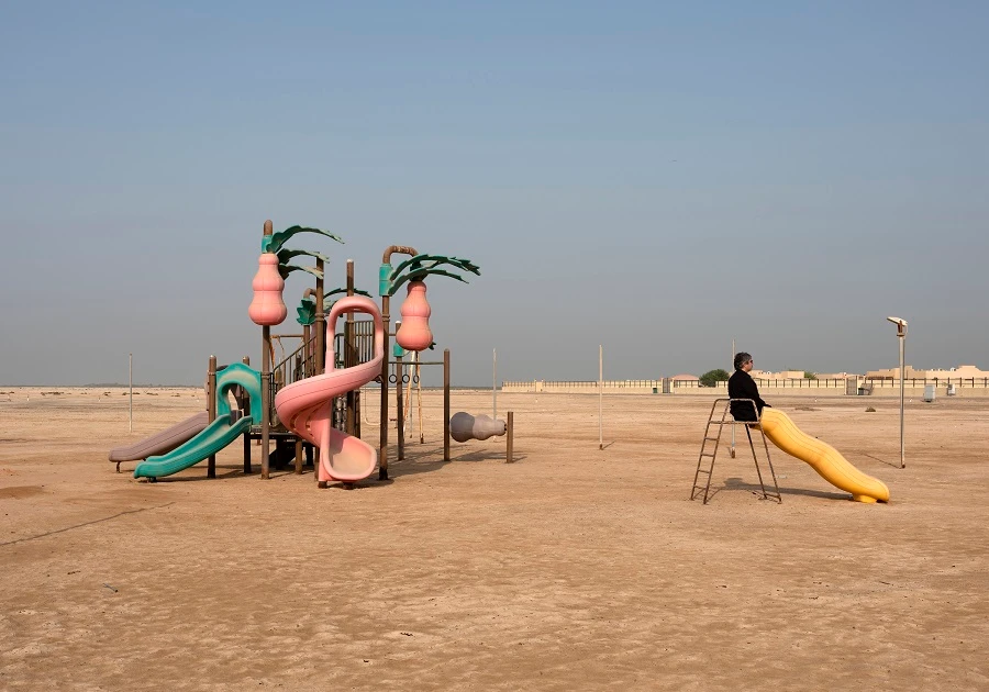 Artist Tarek Al-Ghoussein's 'Abu Dhabi Archipelago.' (Courtesy of the artist and The Third Line, Dubai)