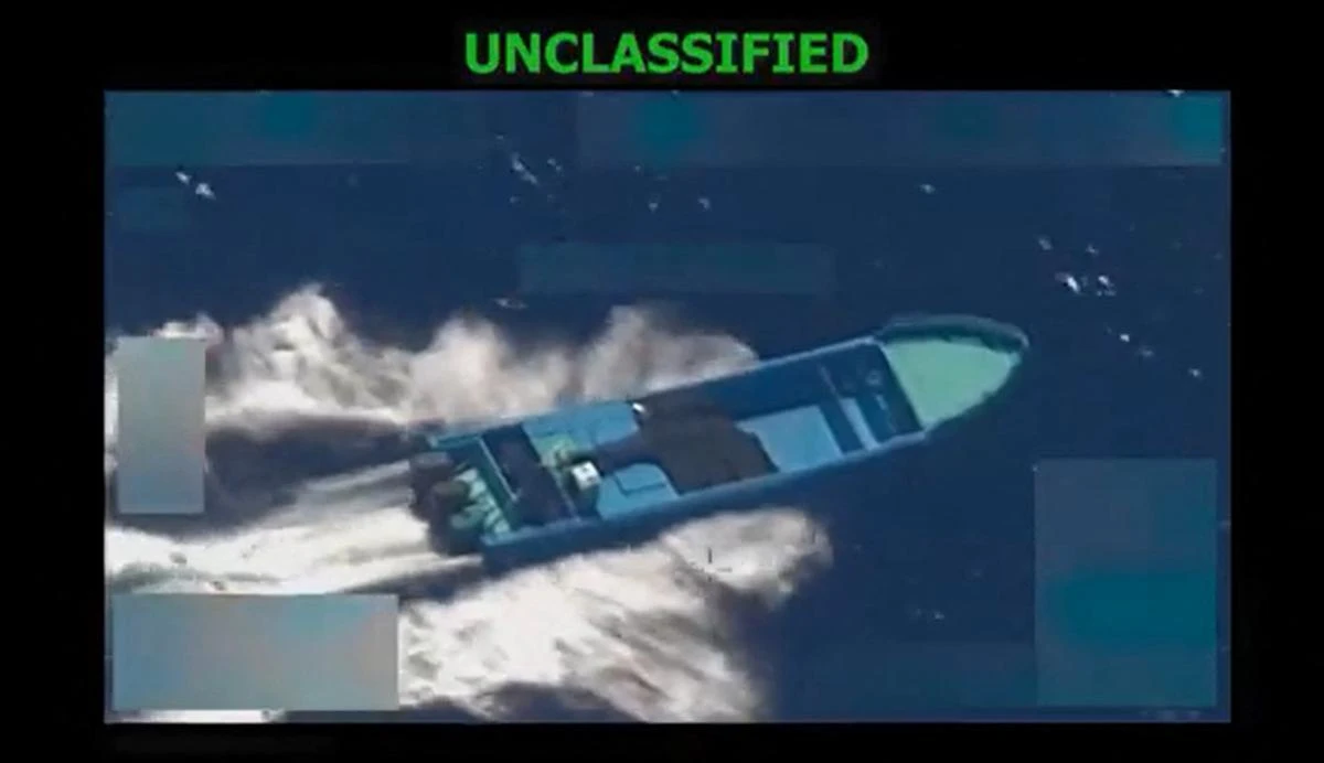 A new US strike on an alleged drug-smuggling boat killed two people, Defense Secretary Pete Hegseth said Wednesday, announcing the first such attack on a vessel operating in the Pacific Ocean. (AFP)