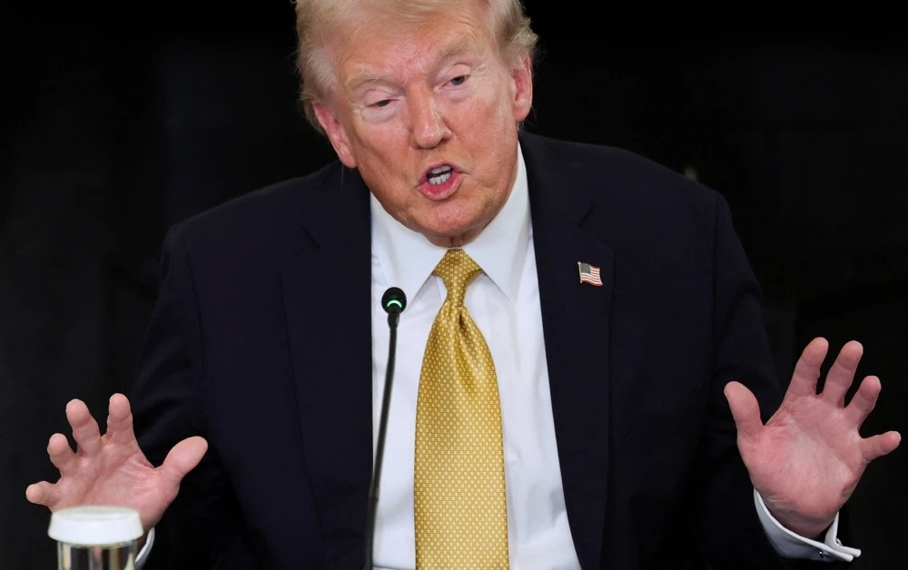 Trump: I don’t think we’re going to necessarily ask for a declaration of war. (Reuters)
