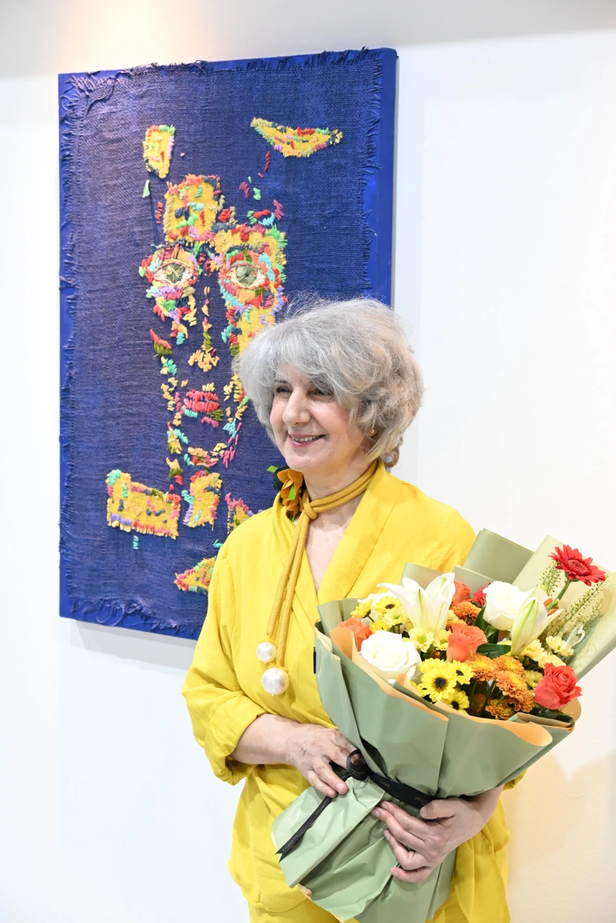 The threads of life: Syrian artist Hayat Saker’s solo show opens in Dammam