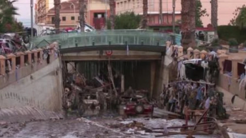 Protesters gather one year after Spain’s deadly floods