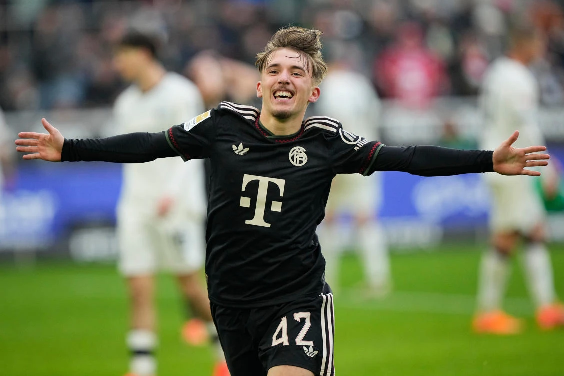 Bayern Munich teenager Karl scores again as winning run continues in the Bundesliga