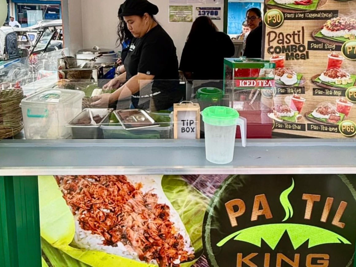 Workers prepare pastil, a popular Filipino snack, at a Pastil King franchise in Taytay, near Manila, in March 2025. (Instagram/Pastilking)