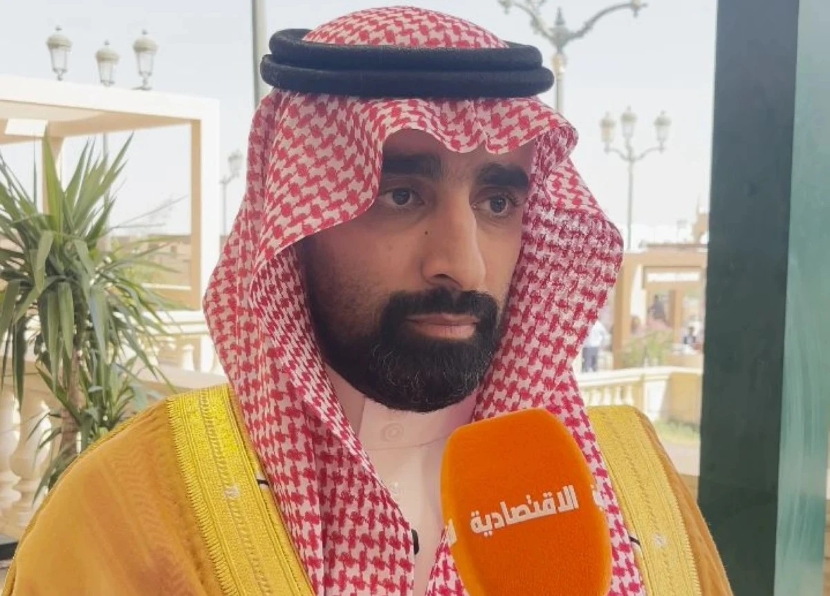 Abdulrahman Al-Samari, CEO of the Saudi Local Content and Government Procurement Authority, speaks during a session in Riyadh. Al-Eqtisadiah