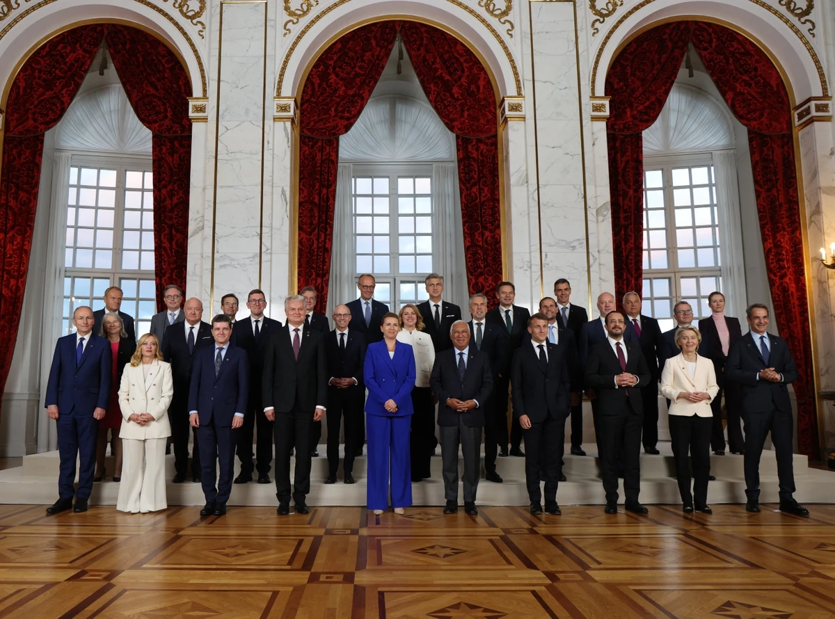 EU leaders gathered in Copenhagen, under pressure, to boost European defense (File/AFP)