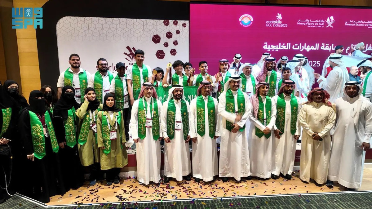 The Saudi delegation was composed of nearly 20 competitors from various regions of the Kingdom. (SPA)