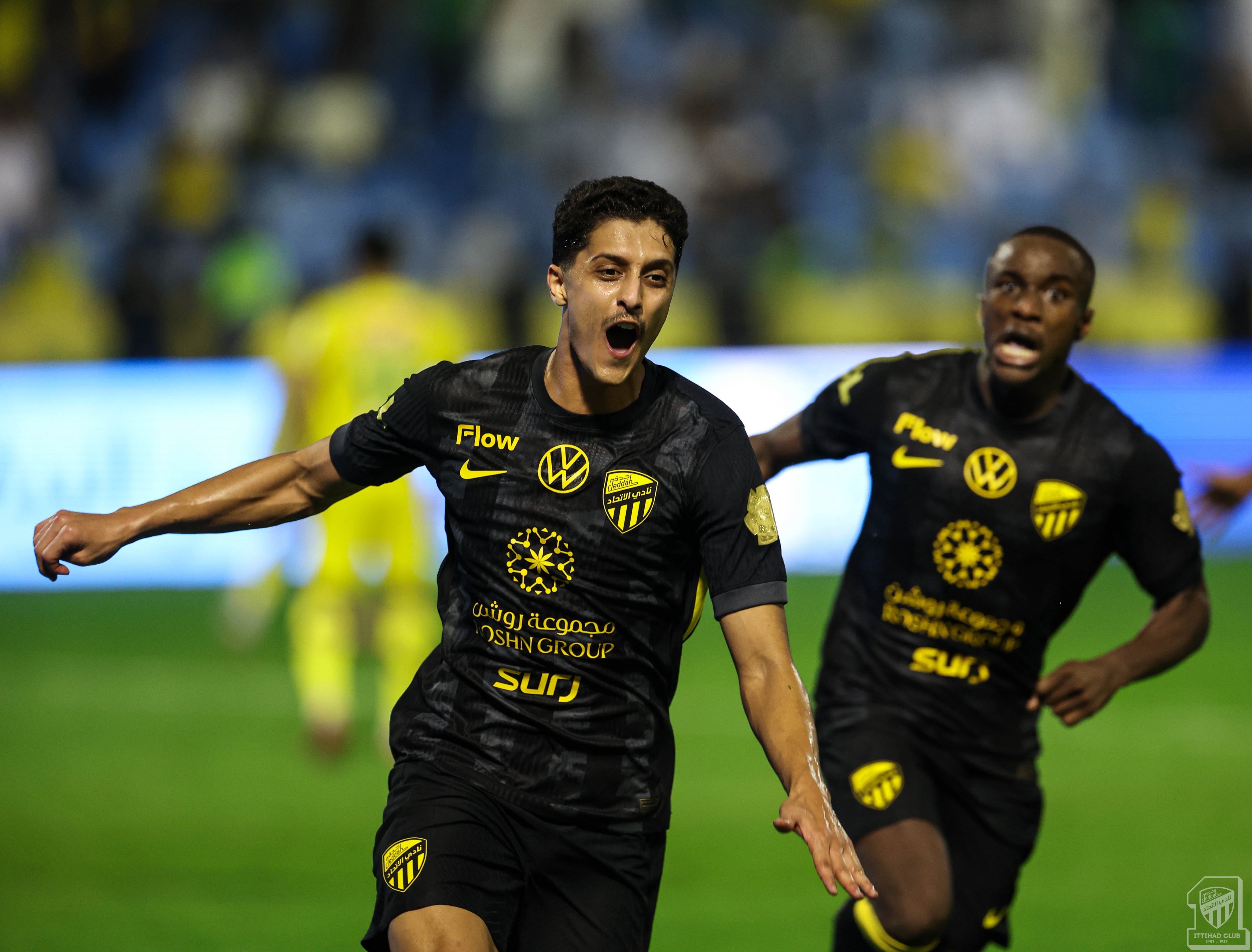Al-Ittihad produced a remarkable comeback on Friday night, fighting back from four goals down with 10 men to draw 4-4 against Al-Khaleej in one of the most dramatic matches of the Saudi Pro League season. (X/@ittihad_en)
