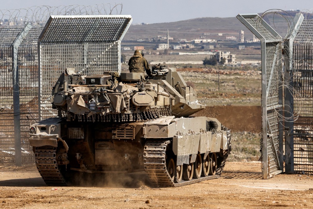 Israel has advanced deeper into Syria and expanded its campaign of airstrikes since Assad’s ouster. (AFP)
