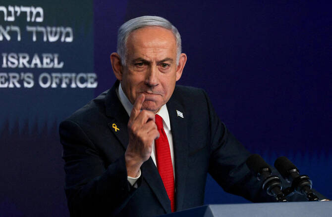 Israel on Friday denounced as a “PR stunt” arrest warrants for genocide issued by Turkiye against its leaders, including Prime Minister Benjamin Netanyahu. (Reuters/File)