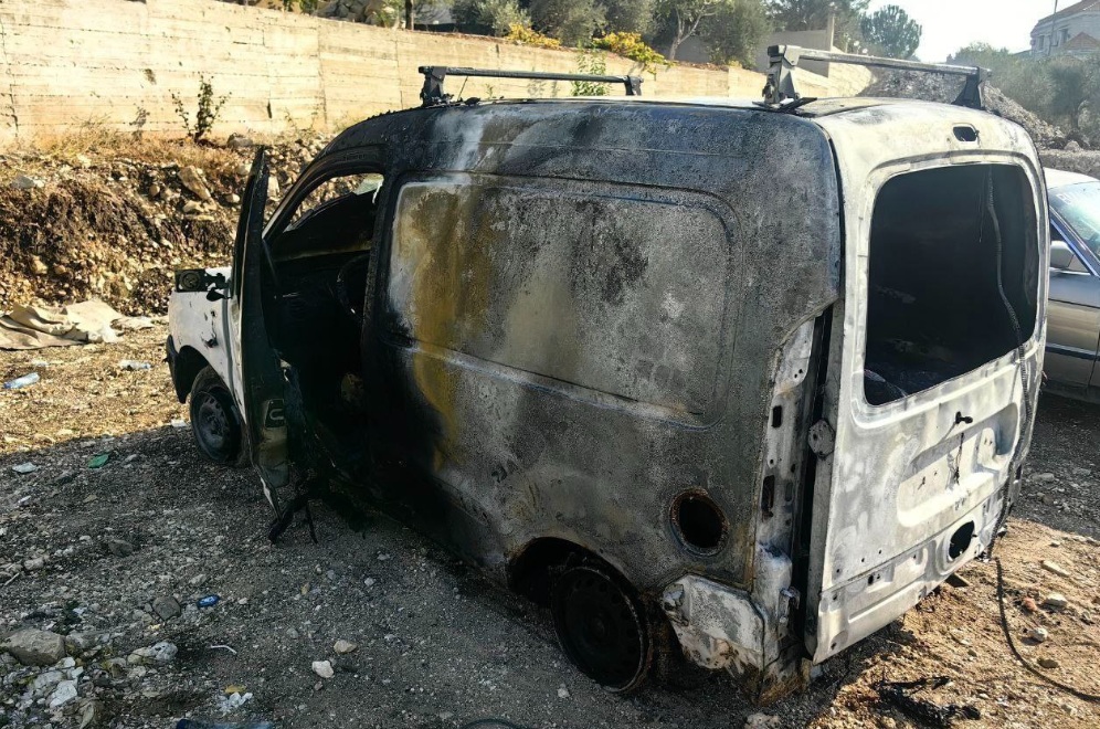 An Israeli drone strike killed two Lebanese brothers in their car Saturday, according to Lebanon's news agency, as Israel said it had hit arms smugglers from a group affiliated to Hezbollah. (X/@sputnik_ar)