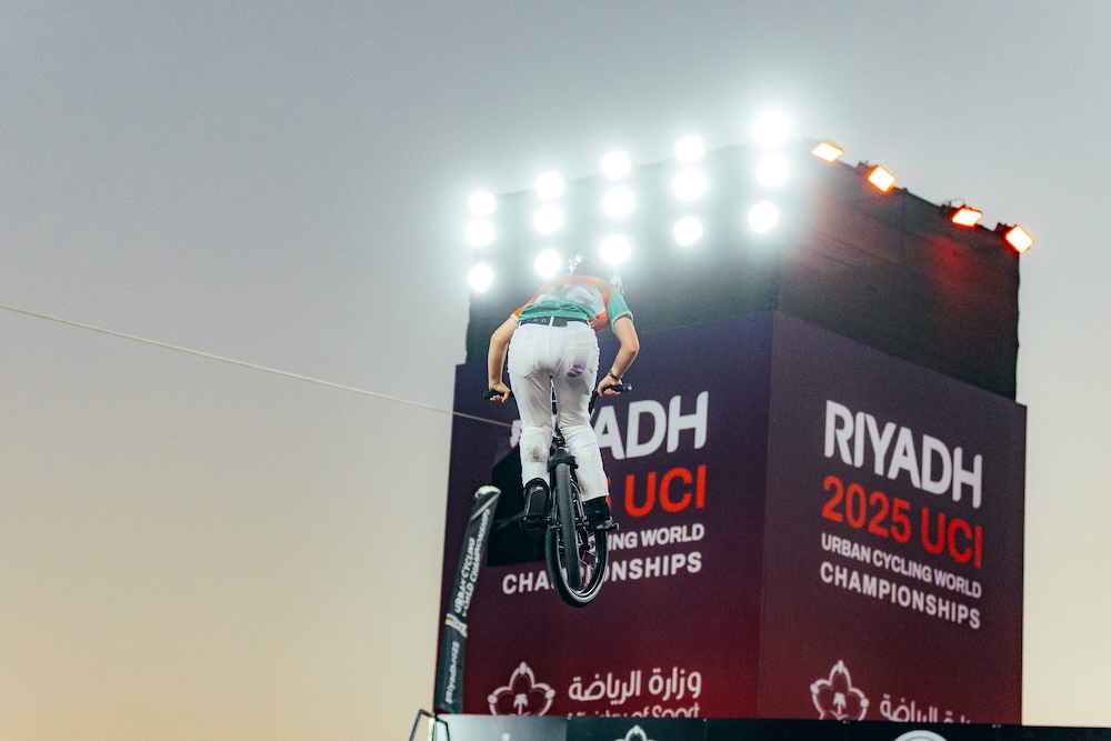 The 2025 UCI Urban Cycling World Championships wrapped up in a spectacular show in Riyadh on Saturday. (Supplied)