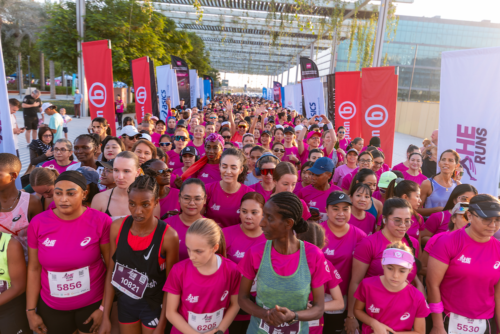 The 12th edition of She Runs took place at Expo City Dubai on Sunday. (Supplied)
