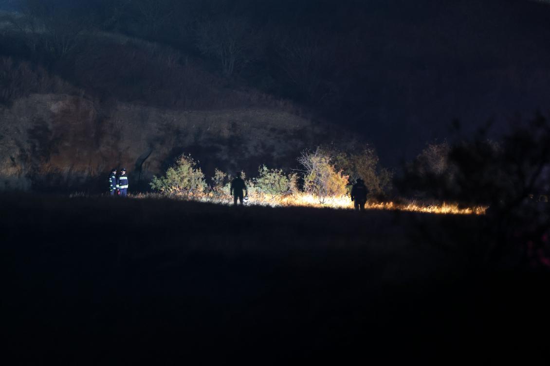 The C-130 plane had taken off from Azerbaijan and was on its way back to Turkey when it crashed Tuesday in Georgia’s Sighnaghi municipality. (AFP)