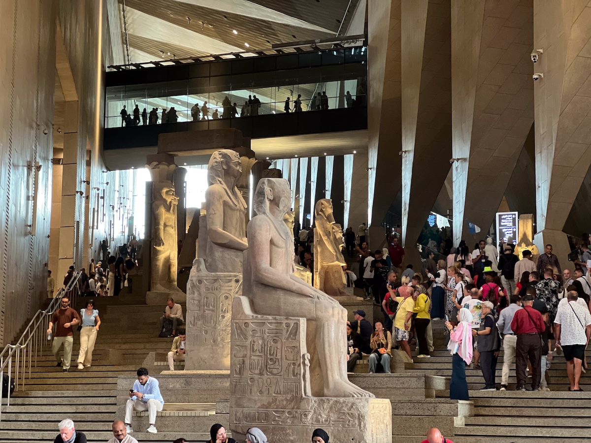 The Grand Egyptian Museum attracted around 18,000 visitors. (Supplied)