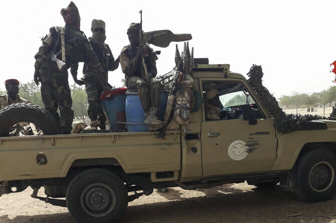 Militants aligned with the Daesh group ambushed Nigerian security forces in northeastern Borno state, killing two soldiers and two anti-militant militia members, sources said Saturday. (AFP/File)