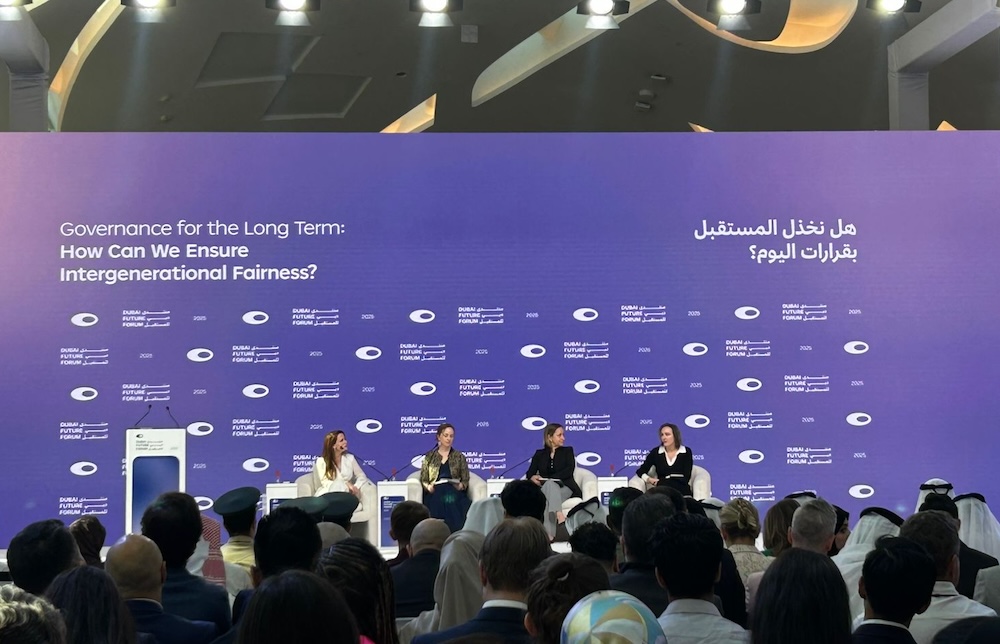 Government systems should be proactive and not reactive in adapting policies to promote intergenerational fairness, a panel at Dubai Future Summit heard. (AN photo)