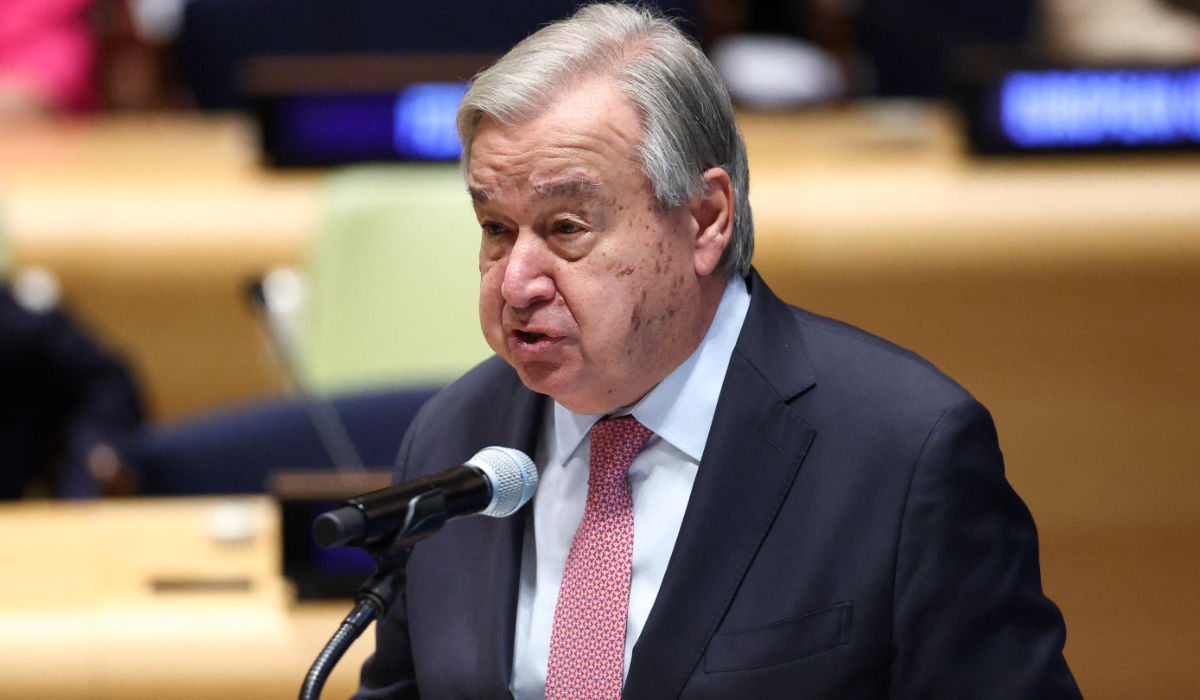 UN Secretary General Antonio Guterres. (AFP)