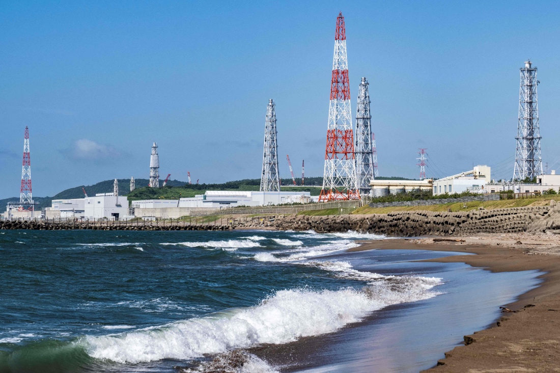 A photo shows Kashiwazaki-Kariwa nuclear power station in Kashiwazaki, in Japan's Niigata prefecture. (AFP)