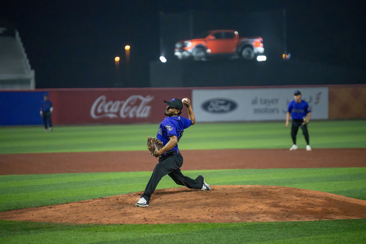 Mumbai Cobras pitcher Tushar Lalwani. (Supplied)