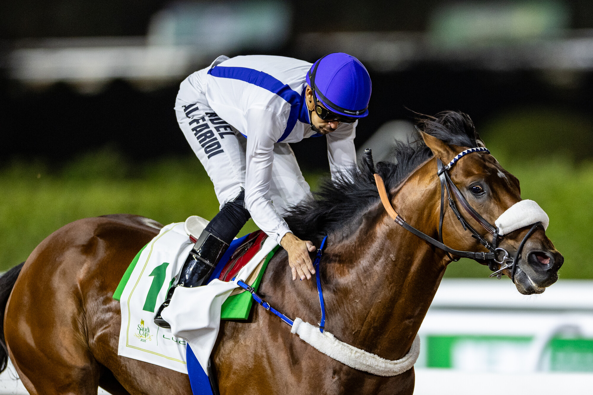 Scotland Yard wins in the 2025 Tuwaiq Cup on Saudi Cup weekend. (JCSA/Neville Hopwood)