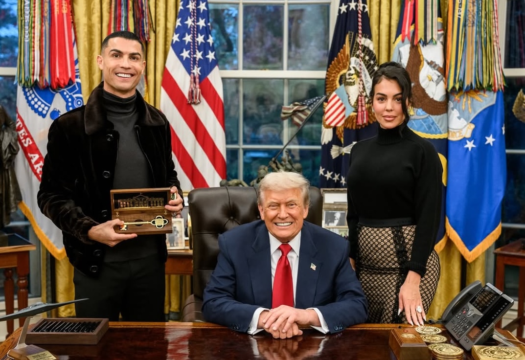 Cristiano Ronaldo and Georgina Rodriguez thank Trump in White House post