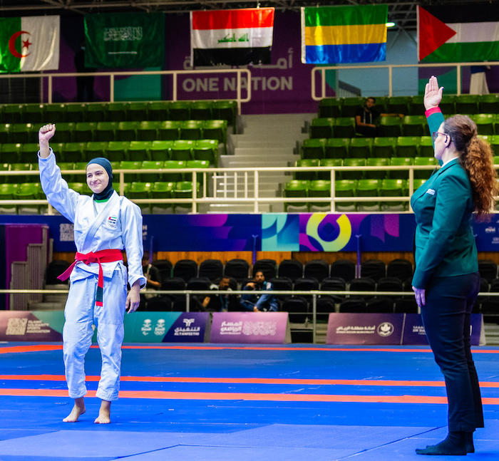 All eight members of the UAE jiu-jitsu national team reached the podium at the Islamic Solidarity Games in Riyadh. (UAEJJF)