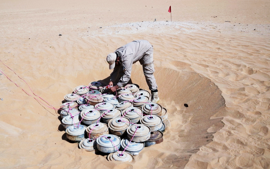 The demining operations took place in Marib, Aden, Jouf, Shabwa, Taiz, Hodeidah, Lahij, Sanaa, Al-Bayda, Al-Dhale and Saada. (Supplied/Project Masam)