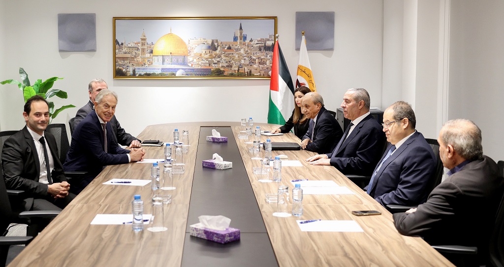 The meeting in Ramallah also focused on issues related to the occupied West Bank. (Wafa)
