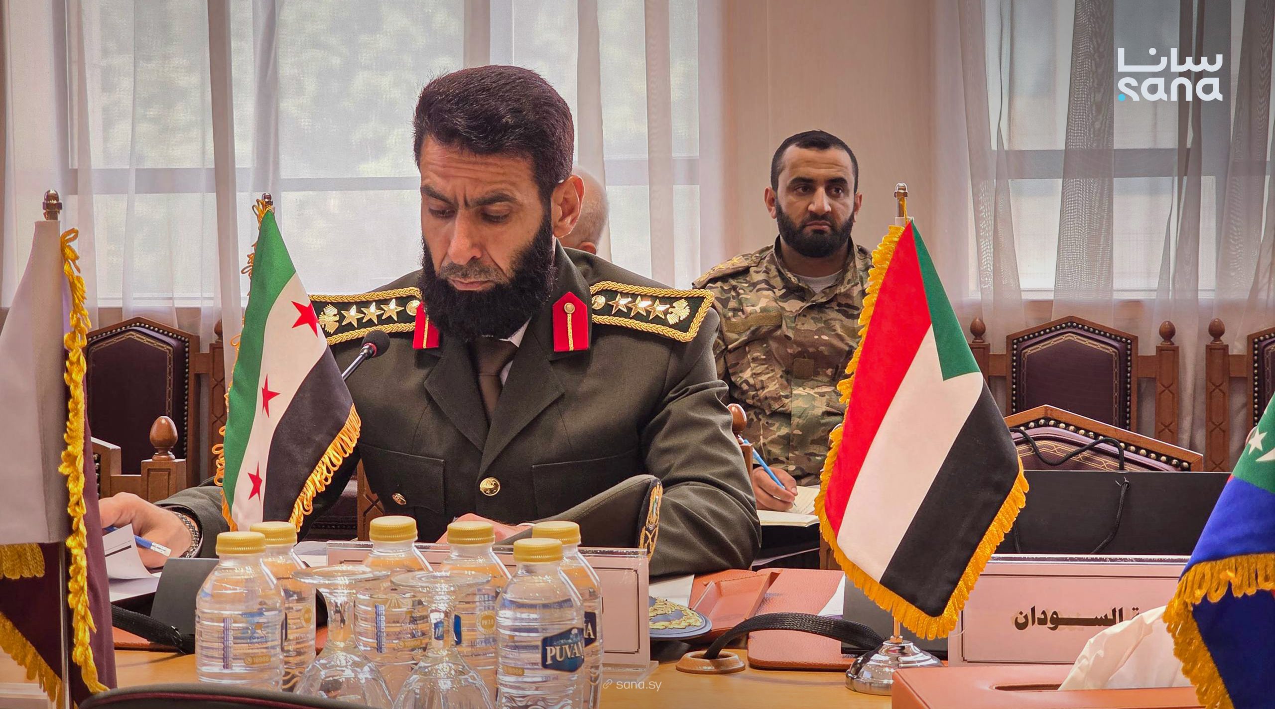 Maj. Gen. Abdul Rahman Al-Sarhan, chief of the army’s Training Authority, led the Syrian delegation. (SANA)
