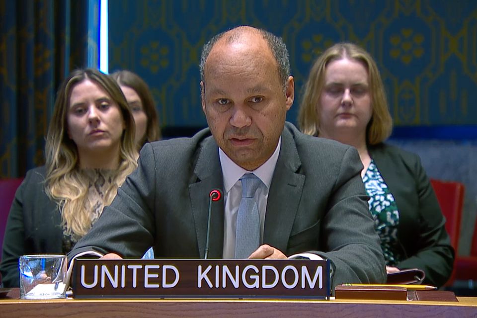 Addressing the Security Council on Monday, ambassador James Kariuki said last week’s adoption of the resolution “sent a powerful message of international support for President Trump’s 20-point plan for Gaza, and the diplomatic efforts of Qatar, Turkiye and Egypt.” (GOV.UK)