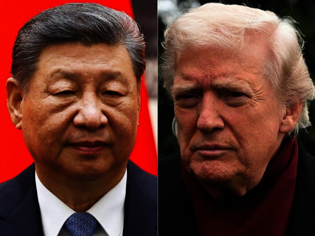 China’s President Xi Jinping and US President Donald Trump. (AFP)
